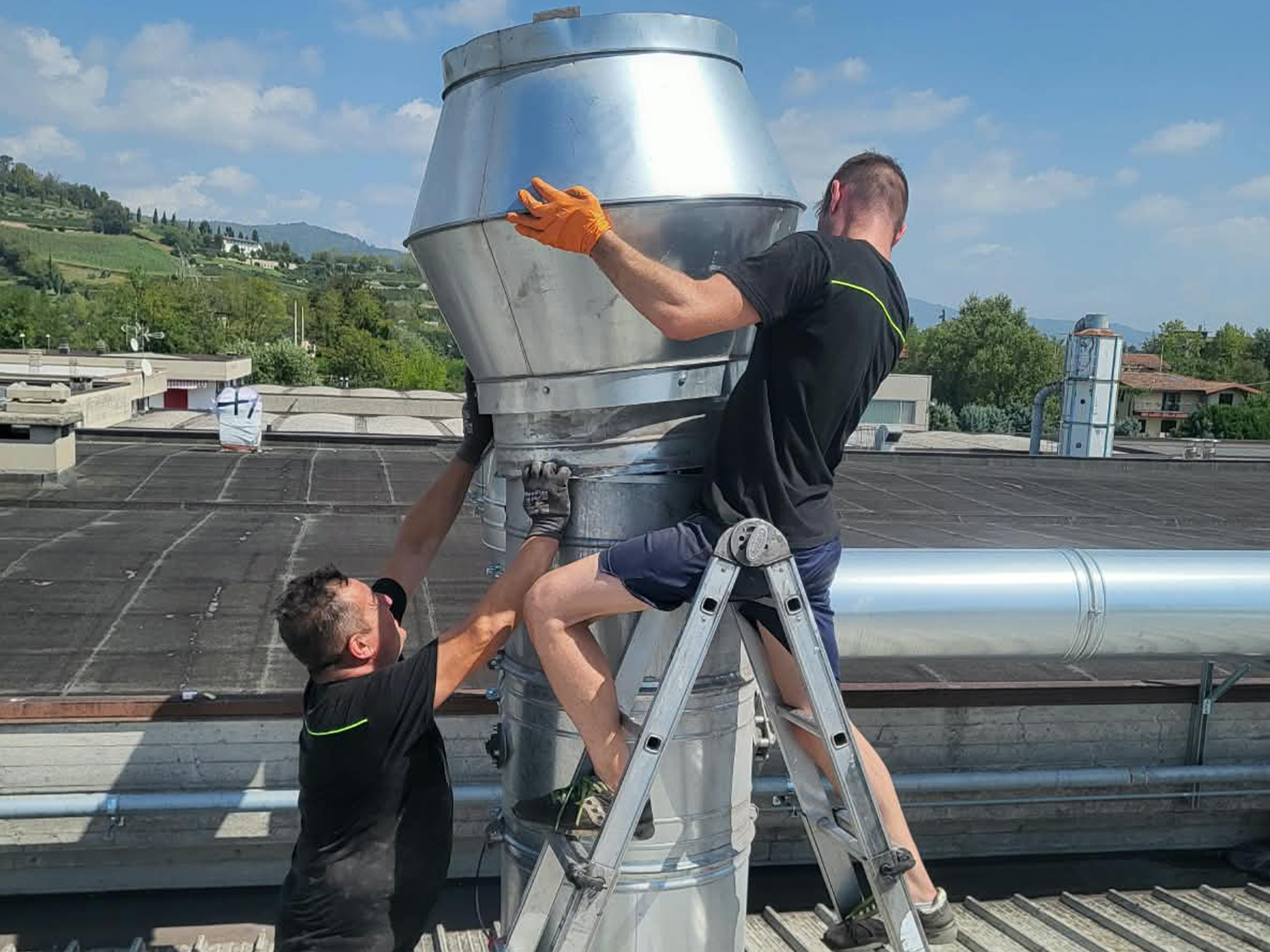 Pulizia condotti di ventilazione